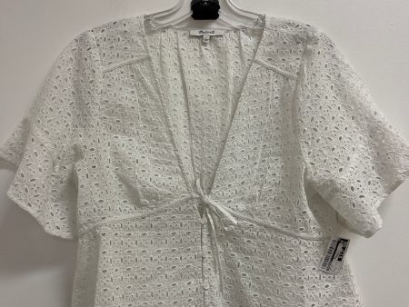 Top Short Sleeve By Madewell In White, Size: L Online