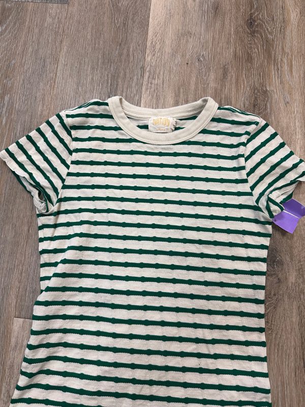 Top Short Sleeve By Nation In Striped Pattern, Size: Xs Online Sale