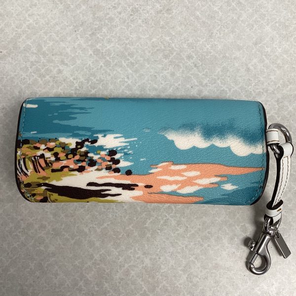 Sunglass Case Designer By Coach In Blue For Sale