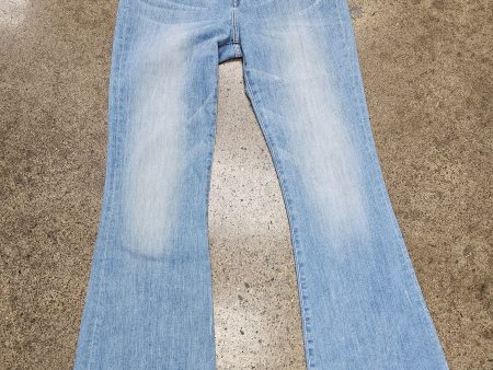 Jeans Flared By Flying Monkey In Blue Denim, Size:6 Online Hot Sale