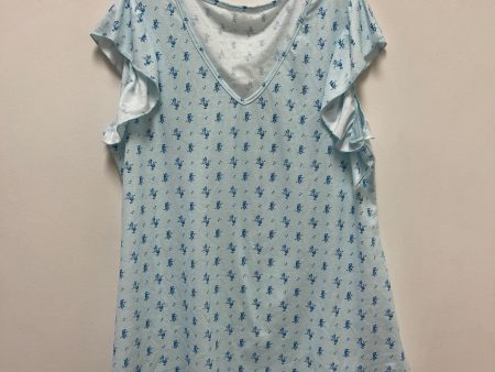 Top Short Sleeve By Shein In Blue, Size: 3x Supply