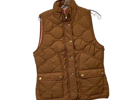 Vest Puffer & Quilted By J. Crew In Brown, Size: M Online Hot Sale