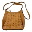 Handbag Luxury Designer By Mcm In Brown, Size:Medium Discount