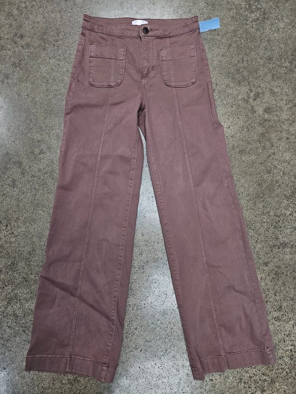 Jeans Flared By Lc Lauren Conrad In Brown, Size:6 For Discount