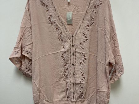 Top Short Sleeve By Maurices In Pink, Size: Xl Discount