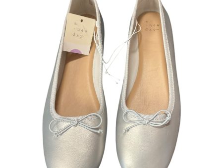 Shoes Flats By A New Day In Silver, Size: 6.5 Online