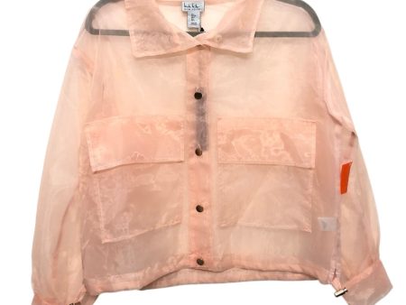 Jacket Other By Nicole Miller In Peach, Size:S Online Hot Sale