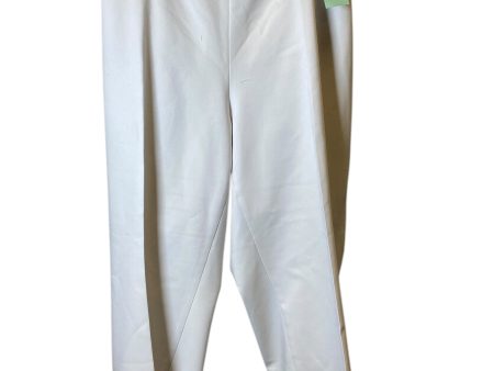 Pants Cropped By Investments In White, Size: 2x Sale