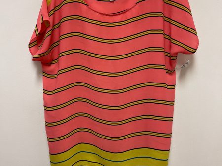 Top Short Sleeve By Loft In Pink & Yellow, Size: S Online now