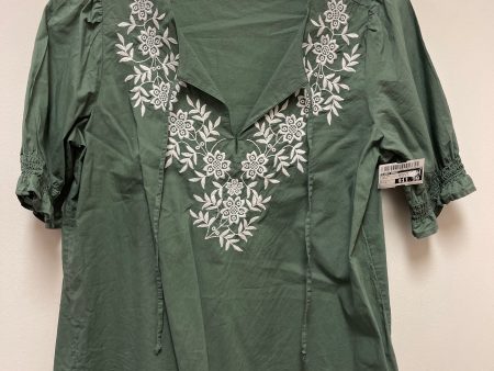 Top Short Sleeve By Lucky Brand In Green, Size: L on Sale