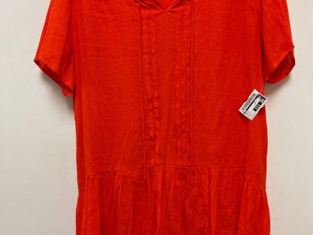 Top Short Sleeve By Thml In Orange, Size: S on Sale