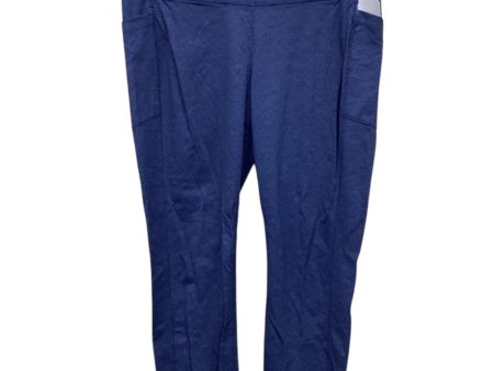 Athletic Pants By Mondetta In Blue, Size: L For Discount