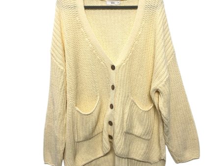 Sweater Cardigan By Clothes Mentor In Cream, Size:Xl Online now