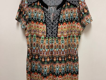 Top Short Sleeve By New Directions In Multi-colored, Size: 2x For Cheap