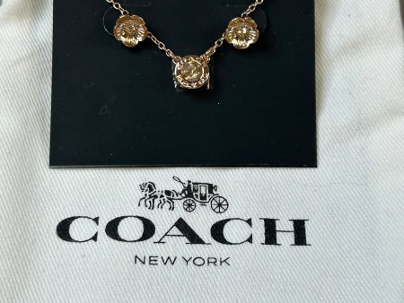 Necklace Set Designer By Coach, Size: 02 Piece Set Discount