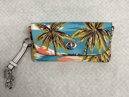 Sunglass Case Designer By Coach In Blue For Sale