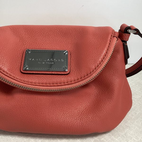 Crossbody Luxury Designer By Marc Jacobs In Coral, Size:Small Online Sale