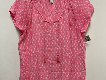 Top Short Sleeve By Sonoma In Pink, Size: M Online