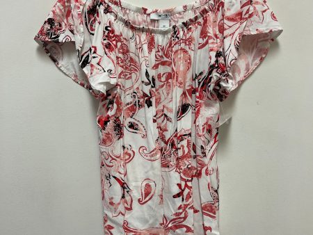 Top Short Sleeve By White House Black Market In Pink, Size: Xs For Cheap