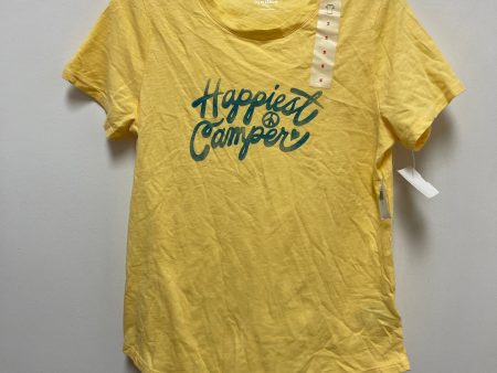 Top Short Sleeve By Old Navy In Yellow, Size: S Online