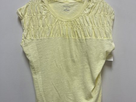 Top Short Sleeve By Pilcro In Yellow, Size: Xs Hot on Sale