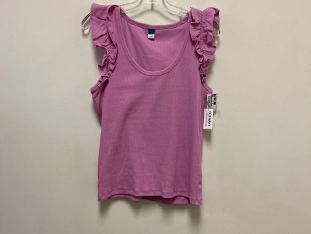 Top Short Sleeve By Old Navy In Purple, Size: L Cheap