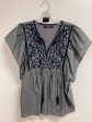 Top Short Sleeve By Sugar Lips In Navy, Size: Xs For Cheap