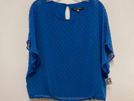 Top Short Sleeve By Rose And Olive In Blue, Size: Xs Online Hot Sale