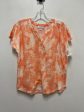 Top Short Sleeve By Style And Company In Orange, Size: M Fashion