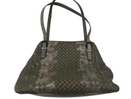 TAN HANDBAG LUXURY DESIGNER by BOTTEGA VENETA Size:MEDIUM Fashion