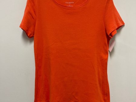 Top Short Sleeve By Talbots In Orange, Size: S Discount