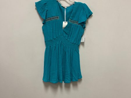 Top Short Sleeve By Umgee In Blue, Size: S on Sale