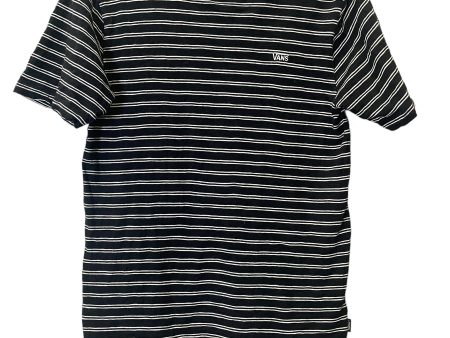 Top Short Sleeve By Vans In Striped Pattern, Size: L Fashion