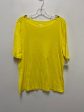 Top Short Sleeve By St Johns Bay In Yellow, Size: 2x Fashion