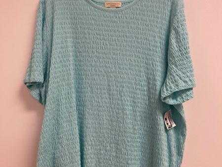 Blue Top Short Sleeve Appleseeds, Size 2x Supply