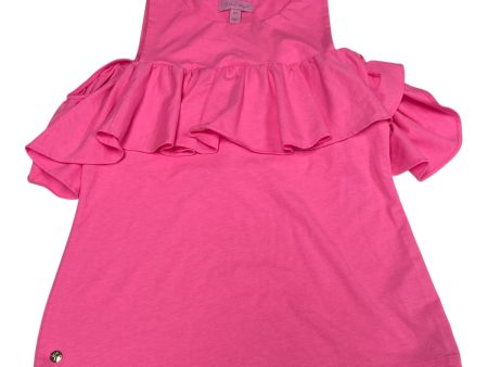 Top Short Sleeve Designer By Lilly Pulitzer In Pink, Size: Xxs For Cheap