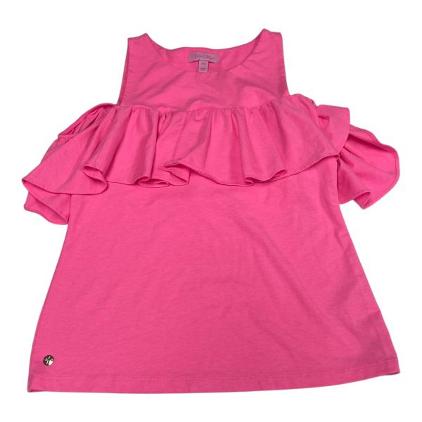 Top Short Sleeve Designer By Lilly Pulitzer In Pink, Size: Xxs For Cheap