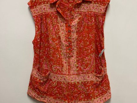 Orange Romper Free People, Size S Cheap