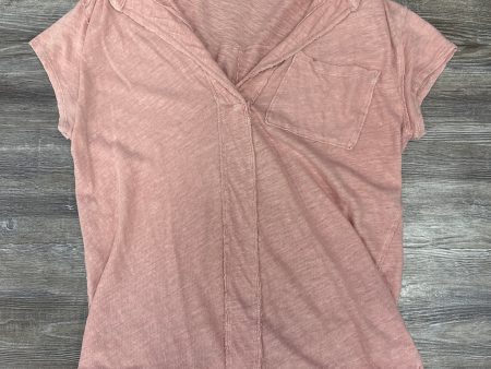 Top Short Sleeve By We The Free In Pink, Size: S Fashion