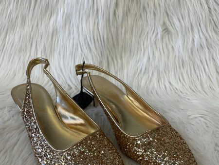 Shoes Designer By Lilly Pulitzer In Gold, Size: 8.5 Online