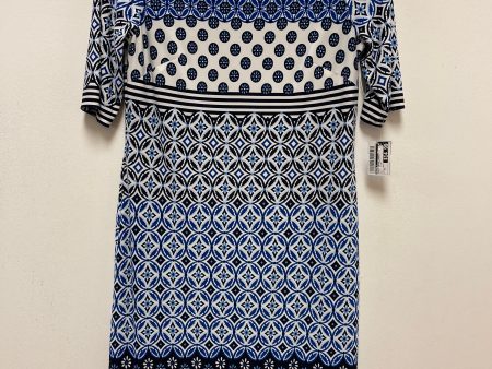 Blue Dress Casual Midi Eliza J, Size Xs For Cheap