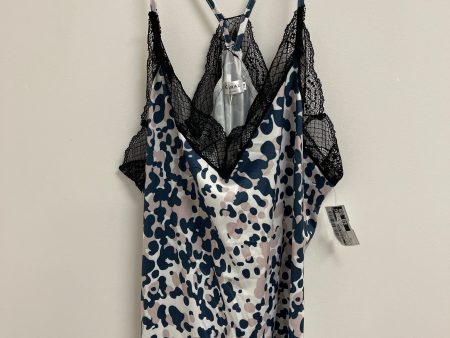 Animal Print Top Sleeveless Clothes Mentor, Size M For Cheap