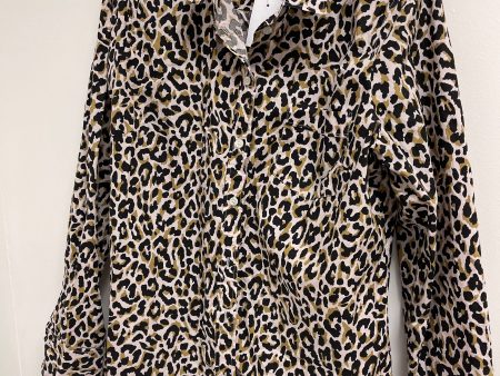 Animal Print Blouse Long Sleeve J. Crew, Size L Online