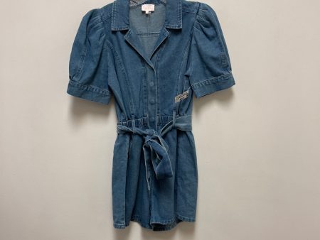 Romper By Entro In Blue Denim, Size: M on Sale