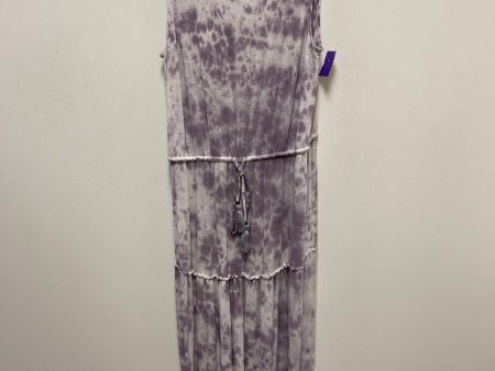 Purple Dress Casual Maxi Knox Rose, Size 2x Sale