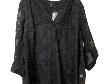 Top Short Sleeve By Torrid In Black, Size: 2 Online now